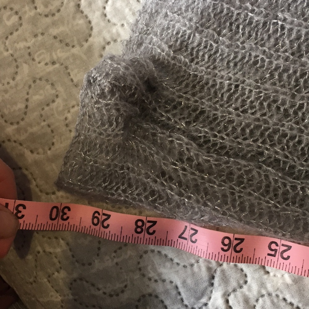 Silver thread Scarf - Picture 4 of 8